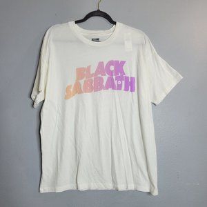 American Eagle Women's Oversized Black Sabbath Graphic Tee T-shirt